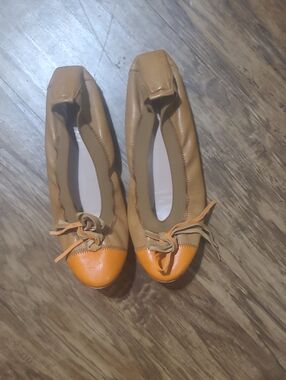 Ferca 81 Italian Leather Flats Sz 39